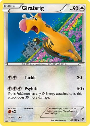 Girafarig (82/119) [XY  Phantom Forces] - Uncommon