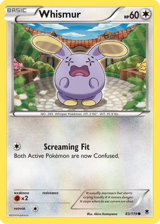 Whismur (83/119) [XY  Phantom Forces] - Common