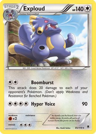 Exploud (85/119) [XY  Phantom Forces] - Rare