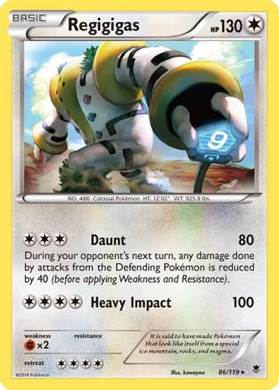 Regigigas (86/119) [XY  Phantom Forces] Holofoil - Holo Rare