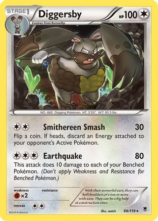 Diggersby (88/119) [XY  Phantom Forces] - Rare