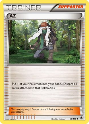 AZ (091/119) [XY  Phantom Forces] Reverse Holofoil - Uncommon