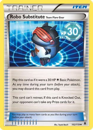 Robo Substitute (102/119) [XY  Phantom Forces] Reverse Holofoil - Uncommon