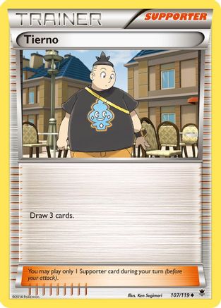 Tierno (107/119) [XY  Phantom Forces] Reverse Holofoil - Uncommon