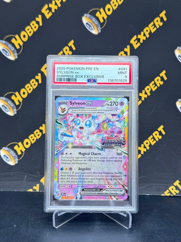 Sylveon ex #075 - Surprise Box Exclusive - PSA 9