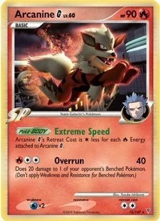 Arcanine G (15/147) [Deck Exclusives] Holofoil - Holo Rare