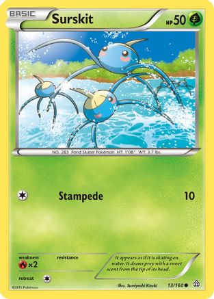 Surskit (13/160) [XY  Primal Clash] - Common