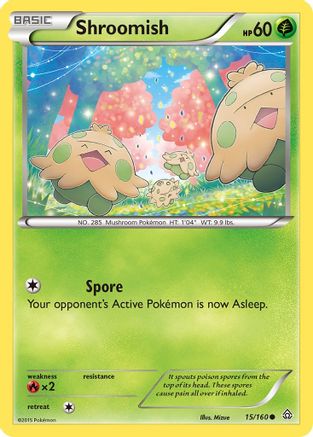 Shroomish (015/160) [XY  Primal Clash] - Common