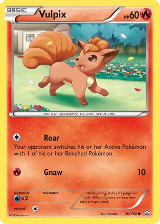 Vulpix (020/160) [XY  Primal Clash] - Common