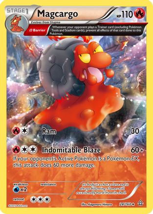 Magcargo (Omega) (024/160) [XY  Primal Clash] Reverse Holofoil - Rare