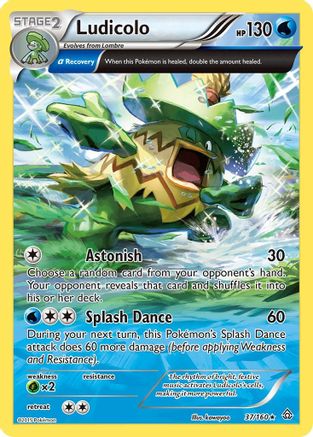 Ludicolo (Alpha) (037/160) [XY  Primal Clash] Reverse Holofoil - Rare