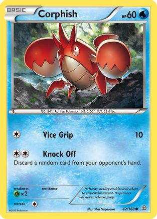 Corphish (42/160) [XY  Primal Clash] - Common