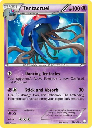 Tentacruel (72/160) [XY  Primal Clash] - Rare