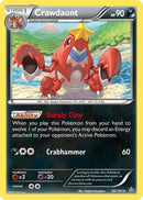 Crawdaunt (92/160) [XY  Primal Clash] Reverse Holofoil - Holo Rare