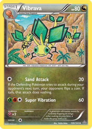 Vibrava (109/160) [XY  Primal Clash] - Uncommon
