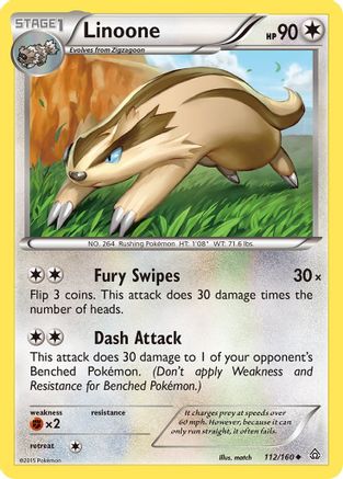 Linoone (112/160) [XY  Primal Clash] - Uncommon