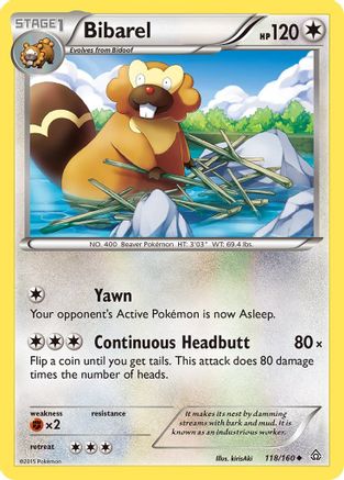 Bibarel (118/160) [XY  Primal Clash] - Uncommon