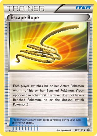 Escape Rope (127/160) [XY  Primal Clash] Reverse Holofoil - Uncommon