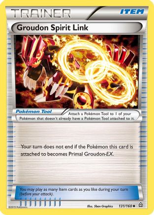 Groudon Spirit Link (131/160) [XY  Primal Clash] Reverse Holofoil - Uncommon