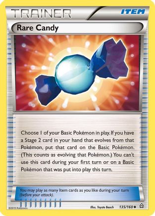 Rare Candy (135/160) [XY  Primal Clash] Reverse Holofoil - Uncommon