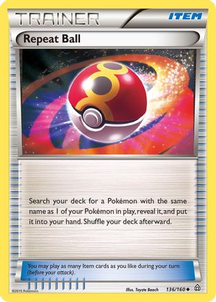Repeat Ball (136/160) [XY  Primal Clash] - Uncommon