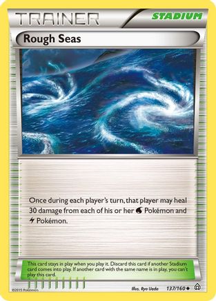 Rough Seas (137/160) [XY  Primal Clash] Reverse Holofoil - Uncommon