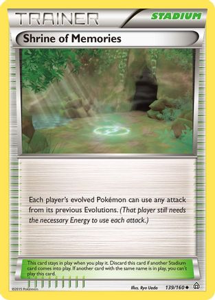 Shrine of Memories (139/160) [XY  Primal Clash] Reverse Holofoil - Uncommon