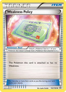 Weakness Policy (142/160) [XY  Primal Clash] Reverse Holofoil - Uncommon