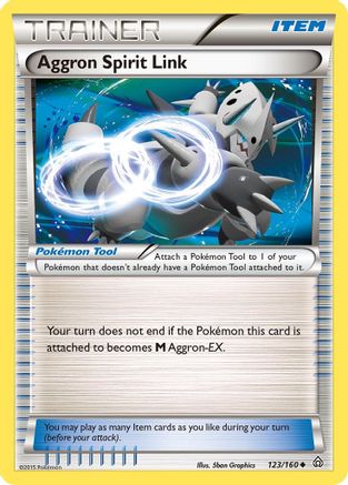 Aggron Spirit Link (123/160) [XY  Primal Clash] - Uncommon