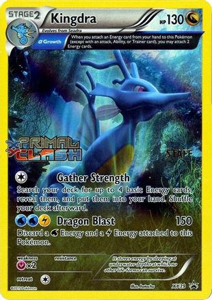 Kingdra - XY39 (Prerelease) [Staff] (XY39) [XY Promos] Holofoil - Promo