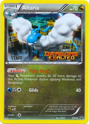 Altaria - BW48 (Prerelease) [Staff] (BW48) [Black and White Promos] Holofoil - Promo