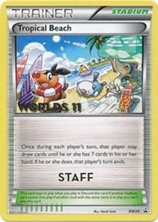 Tropical Beach - BW28 (Worlds 11) [Staff] (BW28) [Black and White Promos] - Promo
