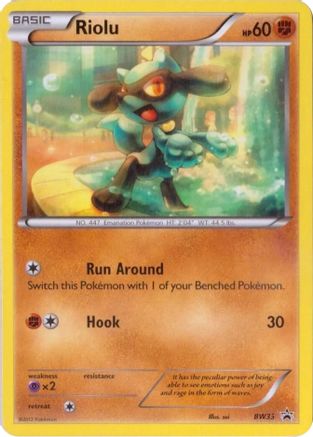 Riolu - BW33 (BW33/101) [Black and White Promos] - Promo