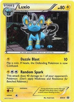 Luxio - BW34 (Cracked Ice Holo) (BW34) [Black and White Promos] Holofoil - Promo
