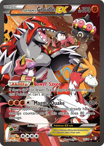 Team Magma's Groudon EX [DCR - 15/34]