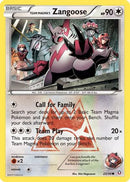 Team Magma's Zangoose (022/34) [Double Crisis] Reverse Holofoil - Common