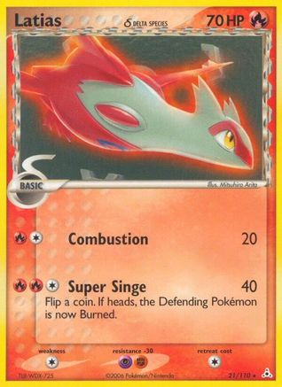 Latias (21/110) [Deck Exclusives] Holofoil - Holo Rare