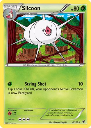 Silcoon (004/108) [XY  Roaring Skies] - Uncommon