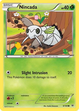 Nincada (009/108) [XY  Roaring Skies] - Common