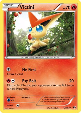 Victini (013/108) [XY  Roaring Skies] - Rare