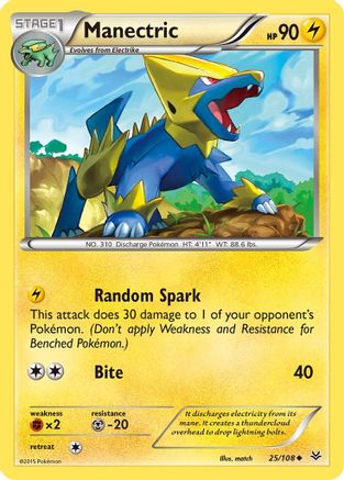 Manectric (025/108) [XY  Roaring Skies] - Uncommon