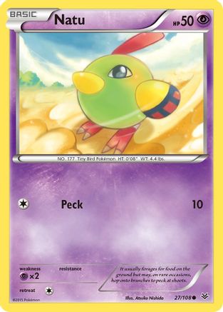 Natu (027/108) [XY  Roaring Skies] - Common
