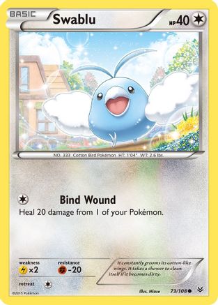 Swablu (073/108) [XY  Roaring Skies] - Common