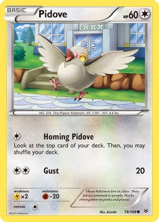 Pidove (078/108) [XY  Roaring Skies] - Common