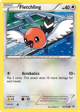Fletchling (082/108) [XY  Roaring Skies] - Common