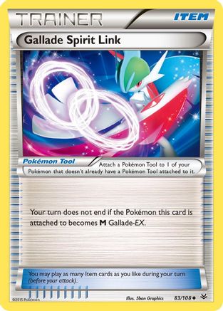Gallade Spirit Link (083/108) [XY  Roaring Skies] Reverse Holofoil - Uncommon