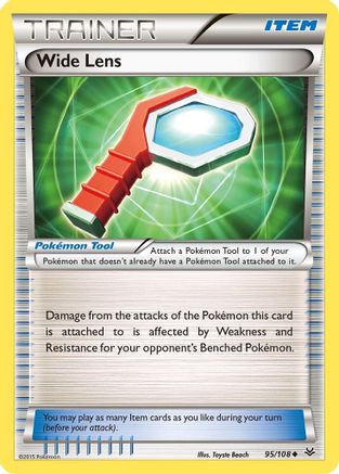 Wide Lens (95/108) [XY  Roaring Skies] Reverse Holofoil - Uncommon