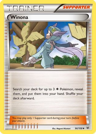 Winona (096/108) [XY  Roaring Skies] Reverse Holofoil - Uncommon