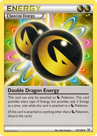 Double Dragon Energy (097/108) [XY  Roaring Skies] Reverse Holofoil - Uncommon