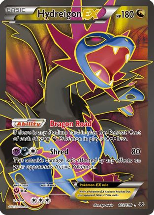 Hydreigon EX (103 Full Art) (103/108) [XY  Roaring Skies] Holofoil - Ultra Rare